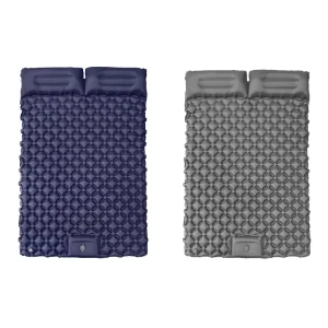 Inflatable Mattress Camping Bed Pad Mat Portable Inflatable Bed with Inflatable Pad for Footrest