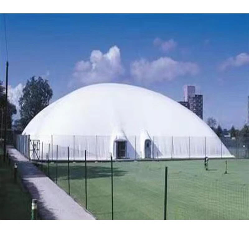 Aufblasbare Membranstruktur Gebäude Großes Industrie-Warenlager Lagerluftdome Ballhalle Agrar-Gewächshaus
