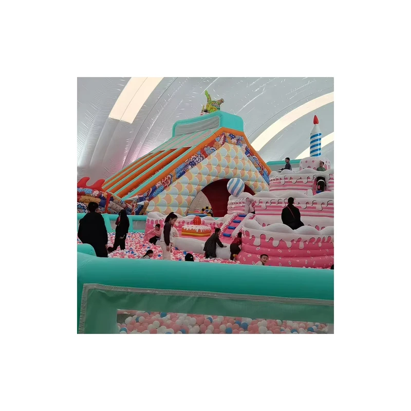 Màng Inflatable Cho Công Viên Giải Trí Cấu Trúc Màng Xây Dựng Inflatable Tạm Thời