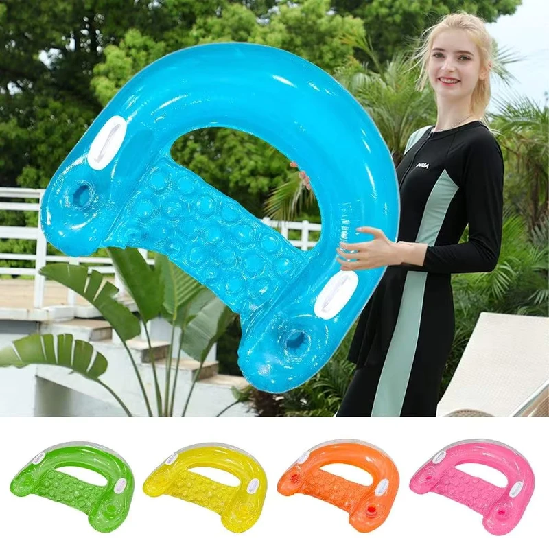 Aufblasbare Multifunktions-Wasser-Hängematte Pool Float Lounger mit Kopfstütze und Fußstütze für Erwachsene - Strand, See, Pool Nutzung
