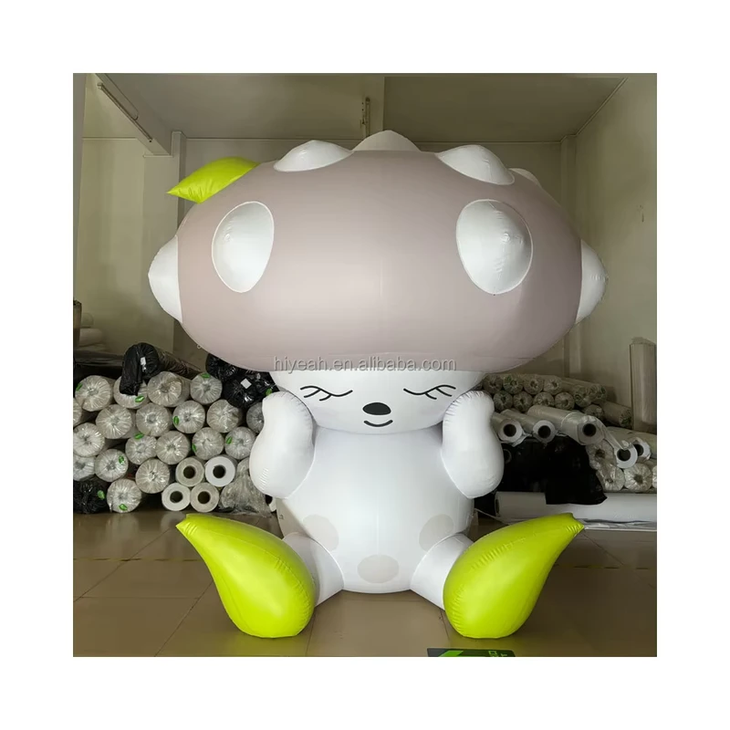 Inflatable Mushroom Cartoon Character PVC Airtight Toy