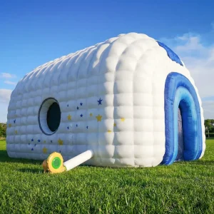 Inflatable Nightclub Tent Portable Disco Cube Party House with Blower for Commercial Rental Events Wedding Outdoor Festivals