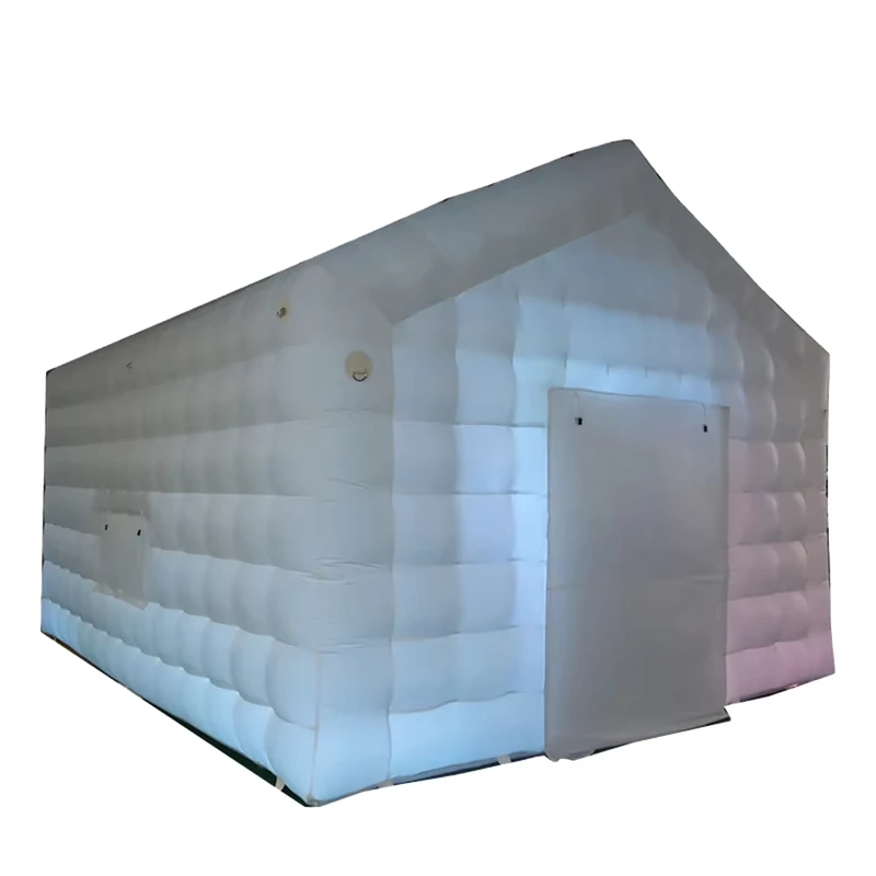 Tenda gonfiabile per nightclub, tenda per feste di matrimonio, tenda gonfiabile per discoteca, bar gonfiabile per feste, copertura gonfiabile bianca per booth 360