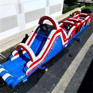 Inflatable Obstacle Course Commercial PVC Bounce House Obstacle Course Outdoor Fun Inflatable Games for Kids Party