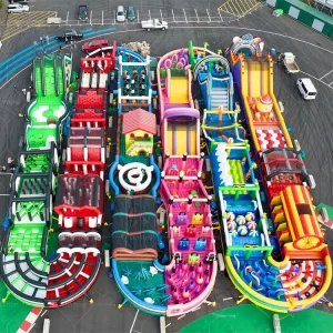 Inflatable Obstacle Course for Outdoor Playground for Adults and Children