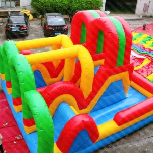 Inflatable Obstacle Course with Design Commercial Outdoor Inflatable Obstacle Course Challenges