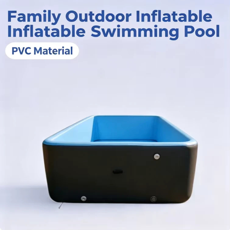 Piscina Retangular Inflável para Adultos, PVC Durável, Tamanho Personalizável