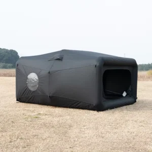 Inflatable Oxford Waterproof Portable Camping Glamping Tent with One Bedroom for Outdoor Use