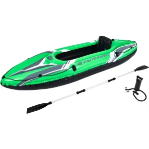 Inflatable PVC 1 Person Kayak for Adults with Paddle and Pump