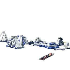 インフレータブルPVCアミューズメントウォーターパーク カスタマイズ可能な大型 500kg以上の容量