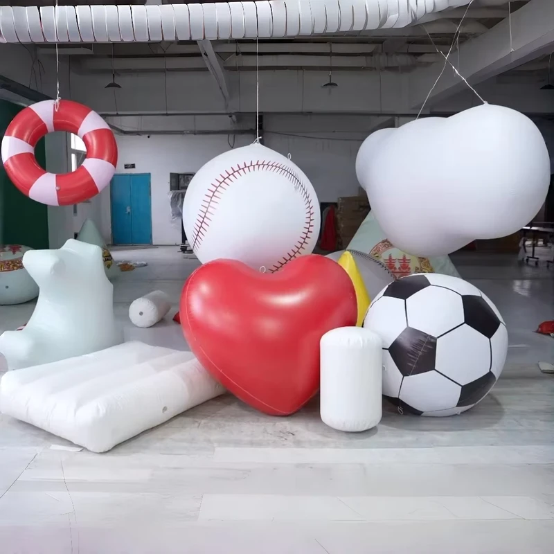 Inflatable PVC Balloons UV Printed Waterproof Durable Modern Style Love Cartoon Themes for Party Wedding Valentine’s Advertising