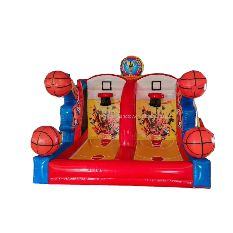 Inflatable PVC Basketball Shooting Playhouse for Age 2-4 Outdoor Toy for Children