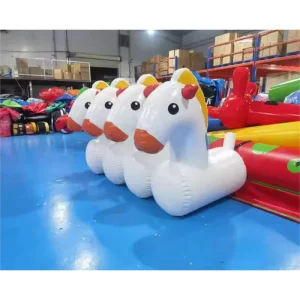 Jouet de cheval rebondissant en PVC gonflable pour enfants.