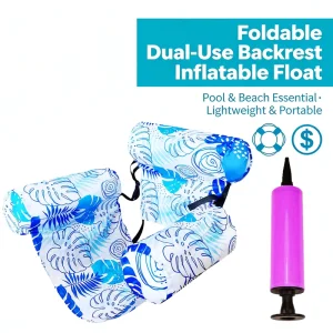 Inflatable PVC Floating Lounge Chair Adults Foldable Pool Float Boat Summer Water Beach Lake Fun Party Water Mattress Modern