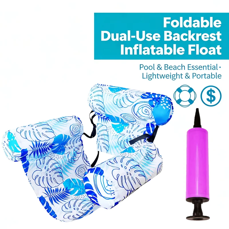Silla Lounge Inflable de PVC Flotante para Adultos, Flotador de Piscina Plegable, Barco, Diversión en la Playa, Lago, Fiesta de Verano, Colchón de Agua Moderno