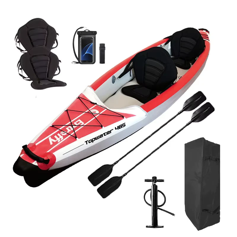 Kapal Kayak Inflatable PVC untuk Kerajinan Permainan Air, Memancing, dan Kayak Inflatable untuk Laut