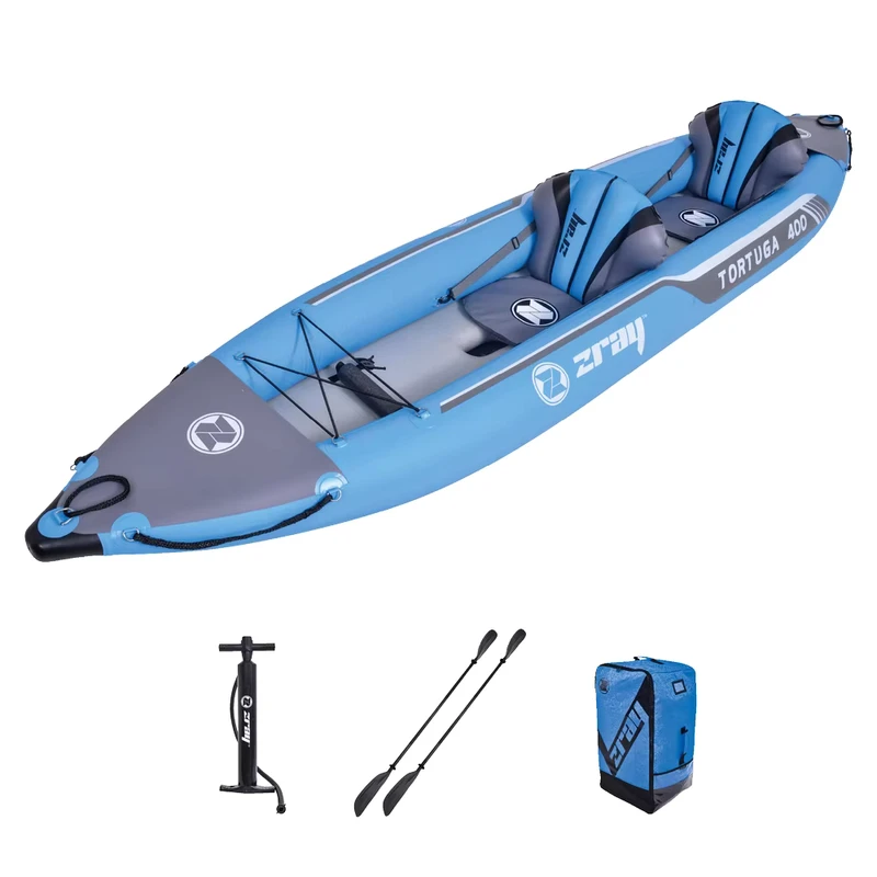 Kayak inflable de PVC, barco de turismo de alta resistencia, proveedor OEM
