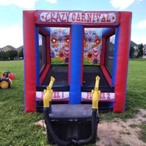 Inflatable PVC Material Jumping Hoppy Horses Shooting Game Interactive Carnival Outdoor Event Party Single Passenger Soft