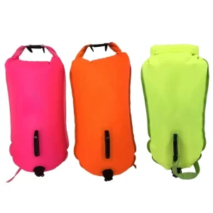 Inflatable PVC Nylon Marker Buoy Floater for Open Water Triathlon Racing Swim & Dive Gear & Accessory