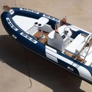 Opblaasbare PVC Rib Hoge Snelheid Sportjacht 1,2mm Dikke Starre Vouwbare Ontwerp voor Oceaanwateren Meer Vissen Stabiel Hypalon Materiaal