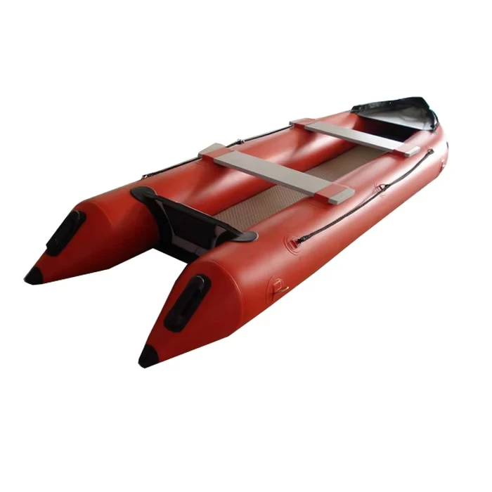 Aufblasbare PVC Gummi Katamaran Angelkajaks