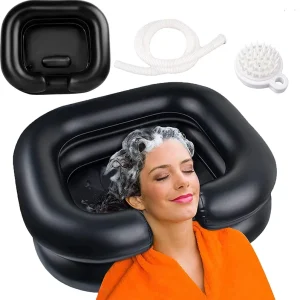 Inflatable PVC Shampoo Basin Built-In Pillow 0.25mm Emergency Care Bed for Disabled Elderly Pregnant Inflatable Toy Accessories