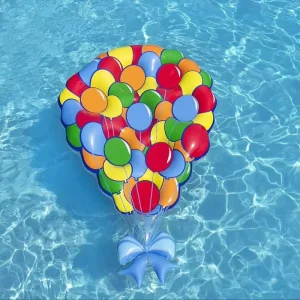 Float Gonfiabile in PVC a Forma di Mongolfiera per Feste Estive, Uso all'Aperto, Resort, Casa