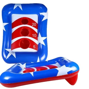 Inflatable PVC Swimming Pool Throwing Toys Children’s Party Parent Child Leisure Float Game Sandbag Board Target 91x75x28cm