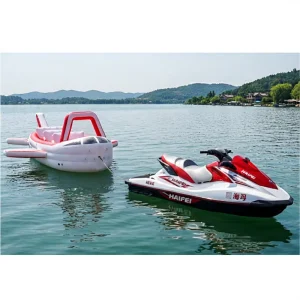 Tubes gonflables en PVC vinyle drop stitch pour 6 personnes, tractables pour les sports nautiques