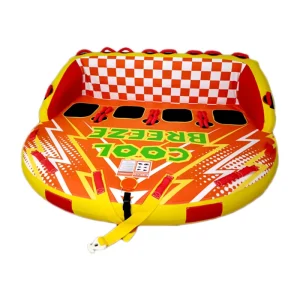 Tube de ski nautique gonflable en PVC pour 4 personnes, tubes tractables pour sports nautiques