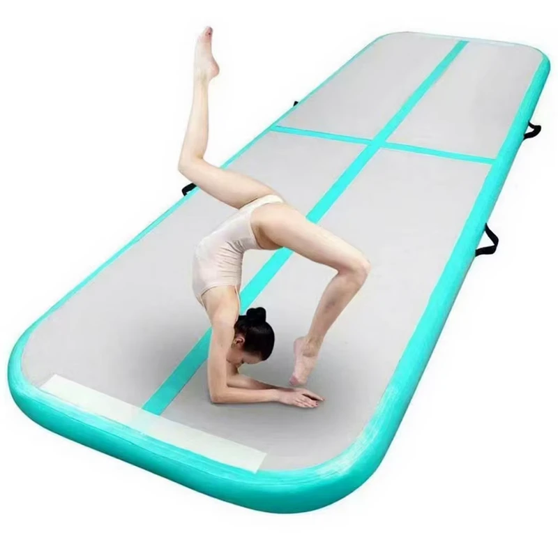 Tappetino da yoga gonfiabile in PVC, portatile, impermeabile, opzione personalizzata per ginnastica, danza, taekwondo, arti marziali, materasso ad aria
