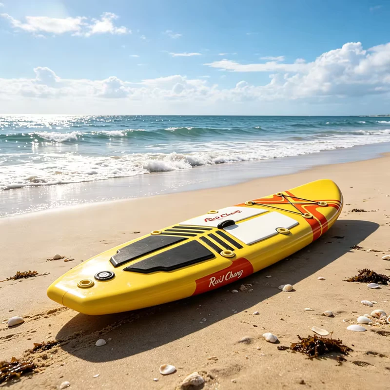Aufblasbares Paddleboard für Angeln Touren Rutschfest Drop Stitch Stand Up Paddleboarding Board Zubehör