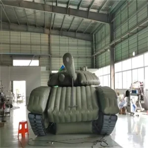 Inflatable Panzer Munition Falsches Ziel Tankmodell, FPV-fähig, CE-zertifiziert, PVC-Nylon-Material, maßgeschneiderte Größe, 12 Monate