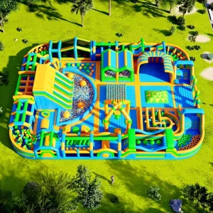 インフレータブルパーク 商業用アウトドアインフレータブル遊具 子供用アミューズメントパーク