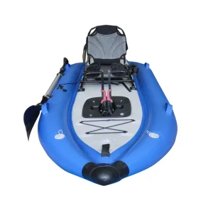 Inflatable Pedal Kayak 1 Person Sit on Top 12 FT PVC Material with Rudder System