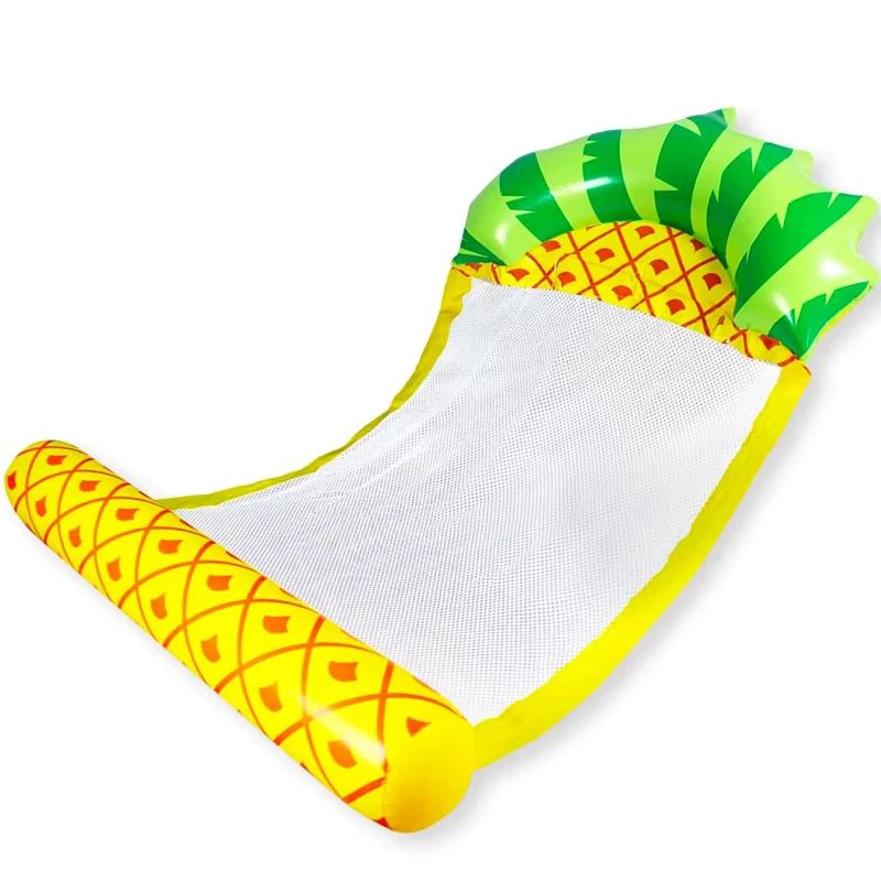 Opblaasbare Ananas Zwembad Hangmat Fruit Float voor Volwassenen Water Lounge Stoel Opblaasbare Zwembad Rafts Ananas Zwembad Float