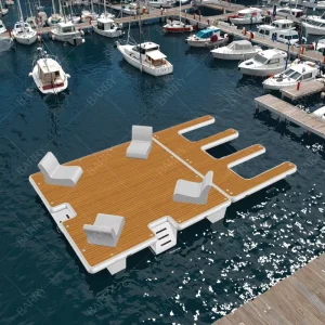 Opblaasbaar Platform Drijvend Dock voor Water Zee Ponton Boot Jet Ski Jacht