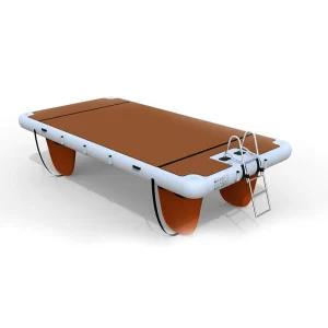 Inflatable Platform on Water Floating Leisure Platform Inflatable Fishing Floating Island Inflatable Dock