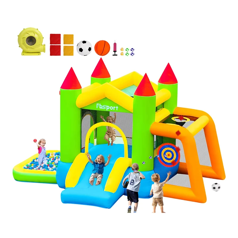 インフレータブル遊び場トンネル インフレータブルバウンシーキャッスル 商業用ソフトプレイエリア機器 幼児用