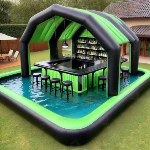 Barra de Piscina Inflable Barra de Pub Inflable con Fiesta en la Piscina