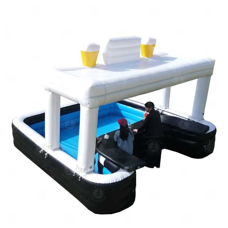 Bar gonflable, Pub gonflable, Bar de piscine gonflable pour fête