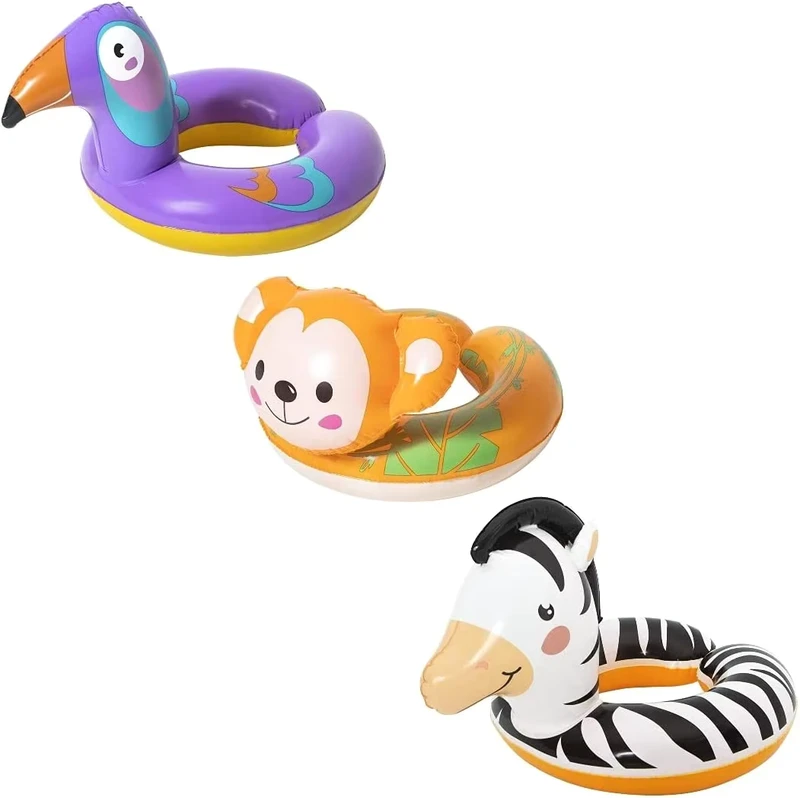 Anelli per nuotare a forma di animale gonfiabili per bambini e feste in acqua, intrattenimento in lago o fiume