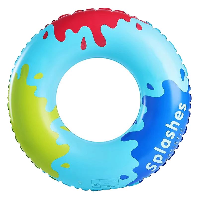 Pelampung Kolam Renang Inflatable Premium, Ring Renang Mengapung untuk Pantai