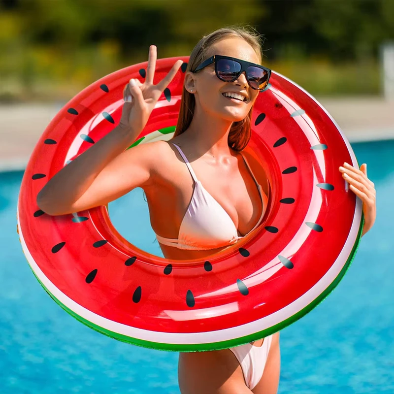 Aufblasbare Pool-Float-Ringe Wasser-Spielzeuge geeignet für Jugendliche ab 12 Jahren und Erwachsene, Strand-Schwimm-Party-Schwimmröhren