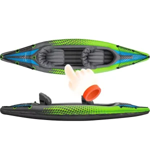 Kayak Gonfiabile Portatile Boat Sit on Top per Una o Due Persone IYA115