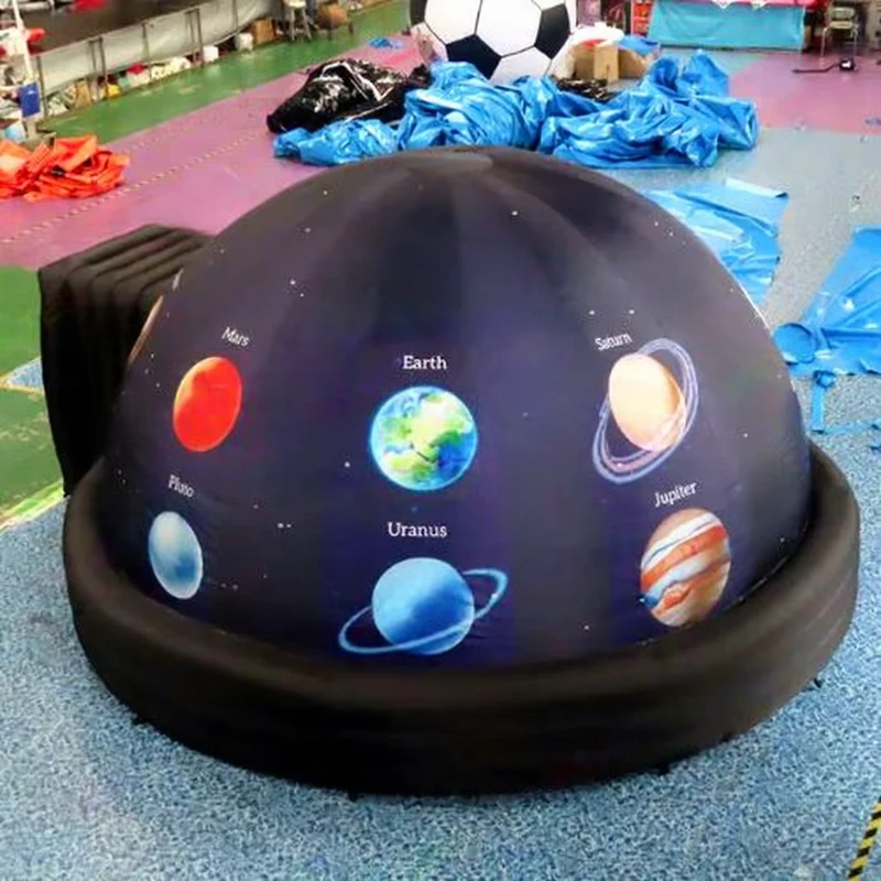 Opblaasbare Waterdichte Projectie Dome Tent Oxford Planetarium Cinema Tent Aangepast Logo Buiten