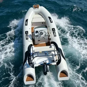 Inflatable RIB Boat with Electric Outboard Motor