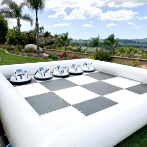 Inflatable Race Track Bumper Car Track Electric Race Car Track Set Kids Toys Bumper Car Go Kart