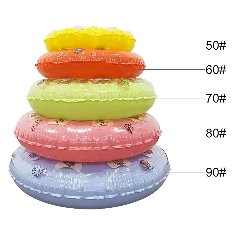 Inflatable Rings Floats Water Wings Swimming Tube Float for Kids and Adults Crystal Double Airbag Inflatable Swimming Ring