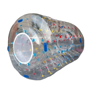 Tube gonflable roulant, balle de Zorbing, rouleau d'eau, cylindre TPU, tube de marche, bulle gonflable, roue humaine en PVC